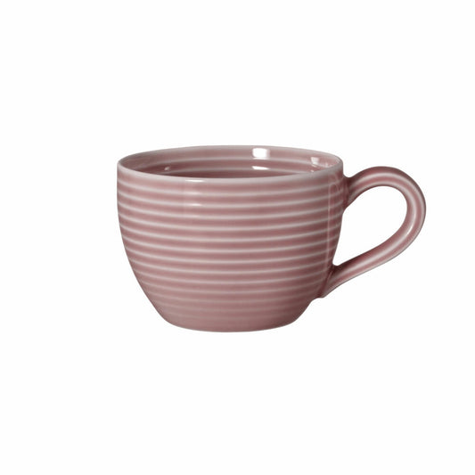 Seltmann Weiden Espressoobertasse mit Relief Beat Altrosa, Kaffeetasse, Becher, Porzellan, Rosa, 110 ml, 001.773696