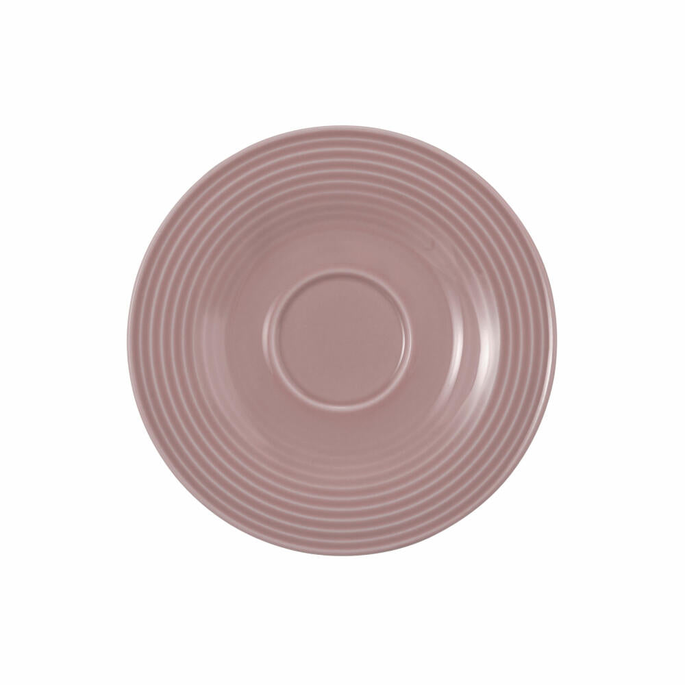 Seltmann Weiden Kombi-Untertasse klein Beat Altrosa, Porzellan, Rosa, 13.5 cm, 001.773697