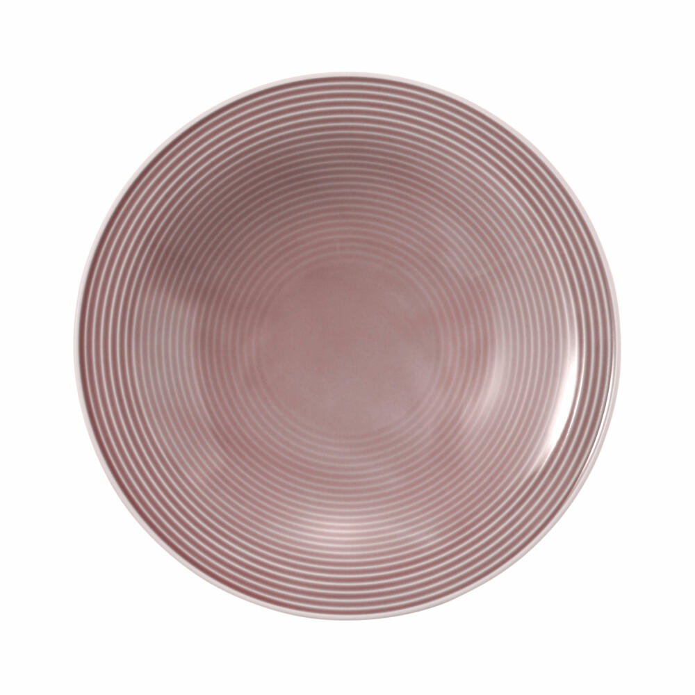Seltmann Weiden Suppenteller Beat Altrosa, Porzellan, Rosa, 22.5 cm, 001.773703