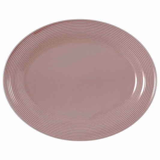 Seltmann Weiden Servierplatte oval Beat Altrosa, Porzellan, Rosa, 35 x 28 cm, 001.773704