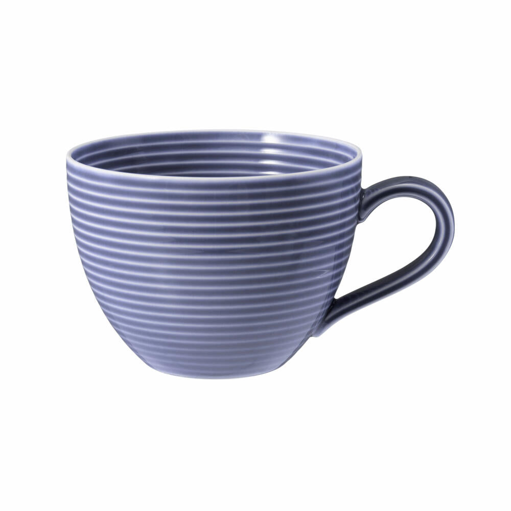 Seltmann Weiden Kaffeeobertasse mit Relief Beat Fliederblau, Becher, Porzellan, 260 ml, 001.773717