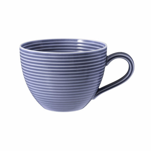 Seltmann Weiden Kaffeeobertasse mit Relief Beat Fliederblau, Becher, Porzellan, 260 ml, 001.773717