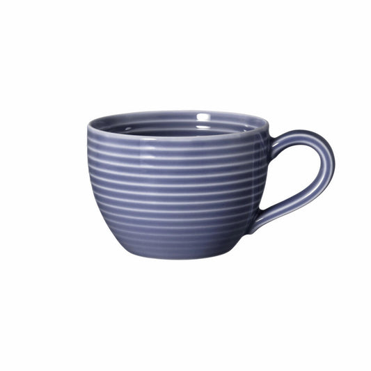 Seltmann Weiden Espressoobertasse mit Relief Beat Fliederblau, Kaffeetasse, Becher, Porzellan, 110 ml, 001.773720