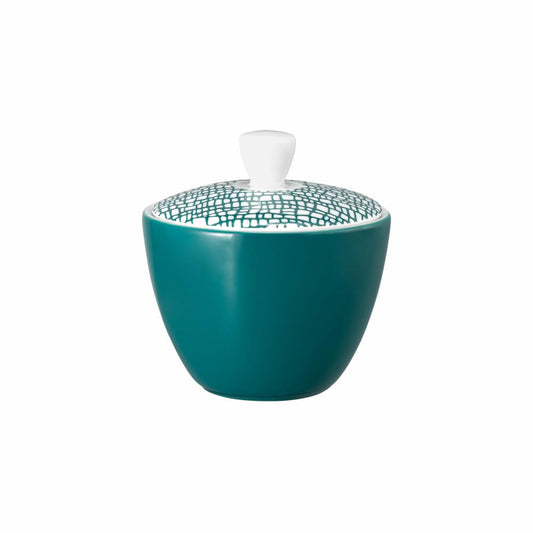 Seltmann Weiden Zuckerdose Life Fashion Trendy Petrol, Porzellan, Petrolblau, 260 ml, 001.773755