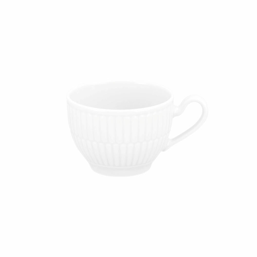 Seltmann Weiden Espressoobertasse Amina, Kaffeetasse, Becher, Porzellan, Weiß, 100 ml, 001.774028