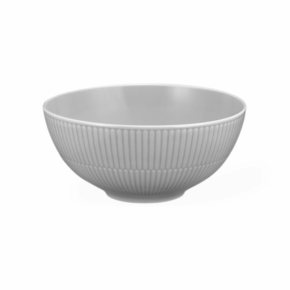 Seltmann Weiden Schüssel Amina Silbergrau, Schale, Porzellan, Grau, 21.5 cm, 001.774033