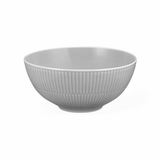 Seltmann Weiden Schüssel Amina Silbergrau, Schale, Porzellan, Grau, 21.5 cm, 001.774033