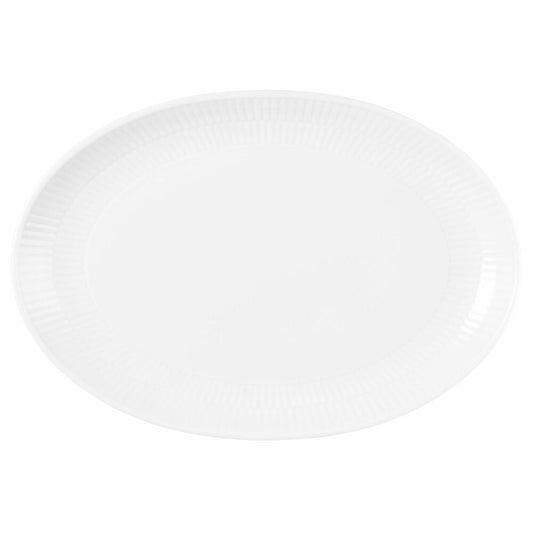 Seltmann Weiden Servierplatte oval Amina, Porzellan, Weiß, 35 x 24 cm, 001.774118