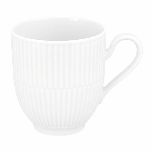 Seltmann Weiden Henkelbecher Amina, Tasse, Porzellan, Weiß, 350 ml, 001.774128