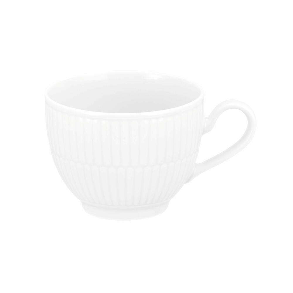 Seltmann Weiden Kaffeeobertasse Amina, Becher, Porzellan, Weiß, 250 ml, 001.774130