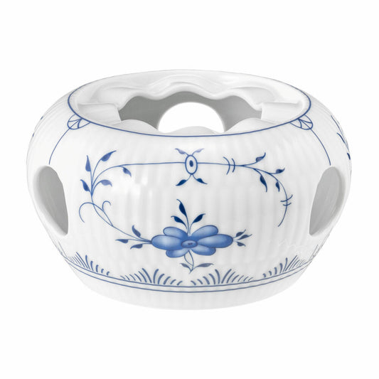 Seltmann Weiden Stövchen Amina Strohblume, Teelichtständer, Porzellan, Blau, 001.774570