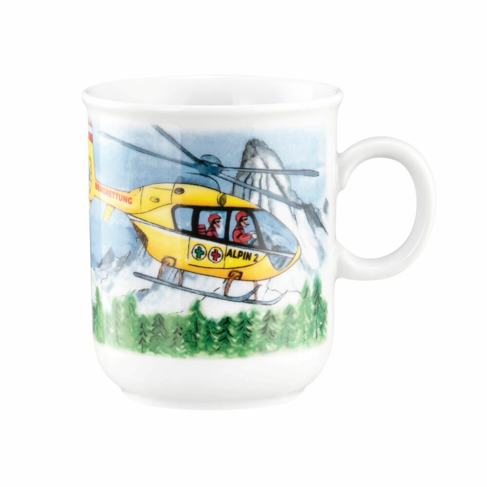 Seltmann Weiden Henkelbecher Compact Blaulicht, Tasse, Porzellan, Bunt, 250 ml, 001.774986