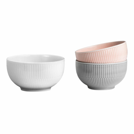 Seltmann Weiden Müslischalen-Set 3-tlg. Amina, Schüsseln, Bowlschalen, Porzellan, Bunt, 980 ml, 001.775142