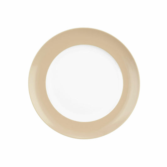 Seltmann Weiden Frühstücksteller Rund mit Fahne Liberty Pure Colors Dusty Beige, Teller, Porzellan, 22.6 cm, 001.775927