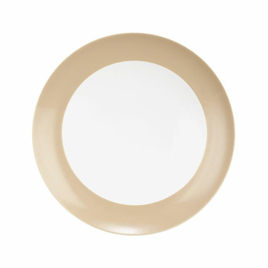 Seltmann Weiden Suppenteller Rund mit Fahne Liberty Pure Colors Dusty Beige, Speiseteller, Porzellan, 240 ml, 001.775931