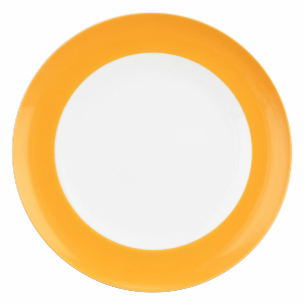 Seltmann Weiden Speiseteller Rund mit Fahne Liberty Pure Colors Mango Orange, Teller, Porzellan, 27.3 cm, 001.775950