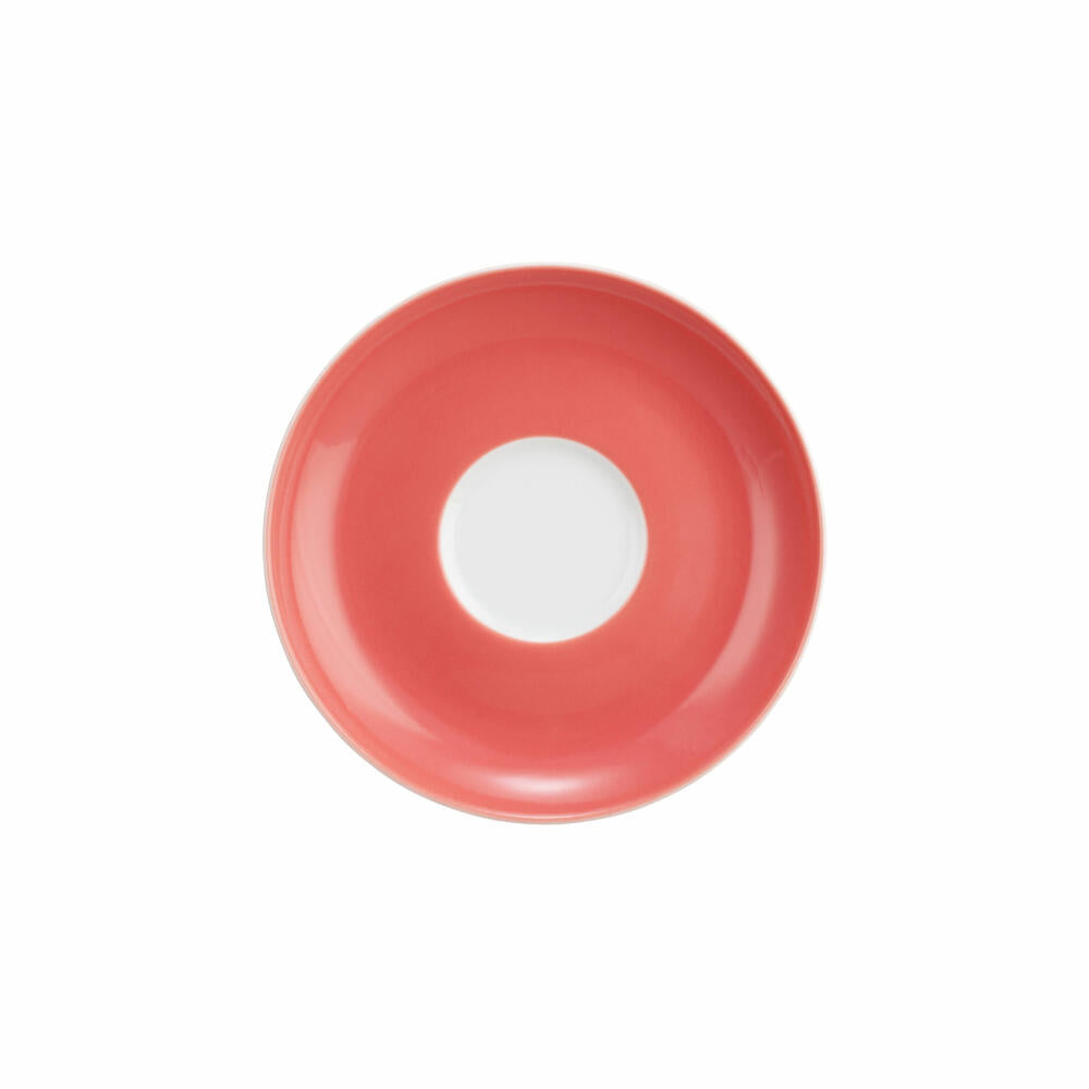 Seltmann Weiden Teeuntertasse Liberty Pure Colors Flamingo Red, Unterteller, Porzellan, Rot, 13 cm, 001.775964