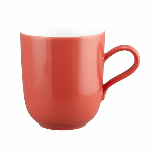 Seltmann Weiden Becher mit Henkel Liberty Pure Colors Flamingo Red, Kaffeebecher, Porzellan, Rot, 420 ml, 001.775969
