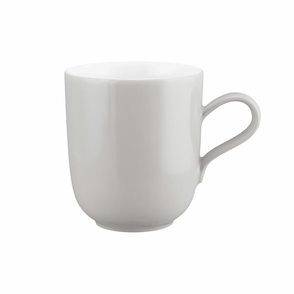 Seltmann Weiden Becher mit Henkel Liberty Pure Colors New Grey, Kaffeebecher, Porzellan, Grau, 420 ml, 001.775989
