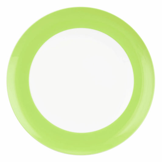 Seltmann Weiden Speiseteller Rund mit Fahne Liberty Pure Colors Lime Green, Teller, Porzellan, Grün, 27.3 cm, 001.776030