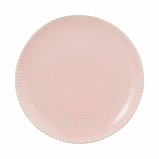 Seltmann Weiden Frühstücksteller Rund Amina Rosé Goldrand, Teller, Porzellan, Rosa, 22.7 cm, 001.776105