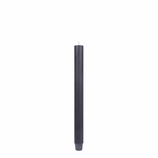 Gift Company Stabkerze, Tafelkerze, Leuchterkerze, Stab Kerze, Paraffin, Grafit, L 29 cm, 1025804019
