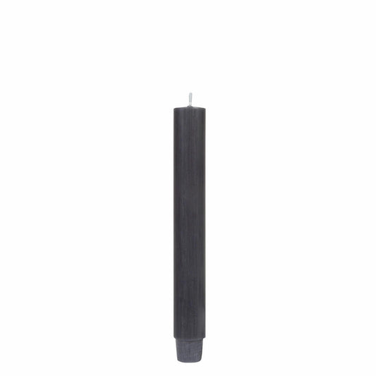 Gift Company Stabkerze, Tafelkerze, Leuchterkerze, Stab Kerze, Paraffin, Grafit, L 20 cm, 1025803019
