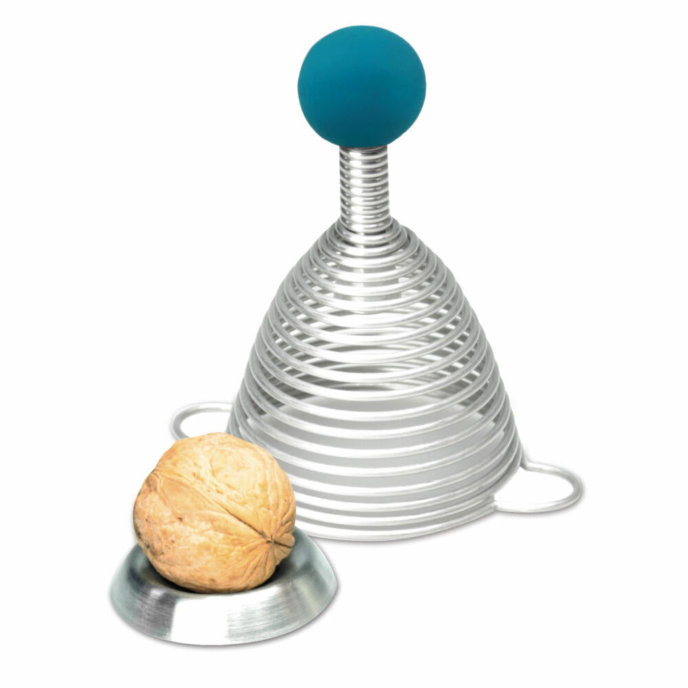 Take2 Naomi Color Nutcracker, Nut Opener, Nut Cracker, Walnut Cracker, Spring Cracker, Silicone Ball Petrol, 20154
