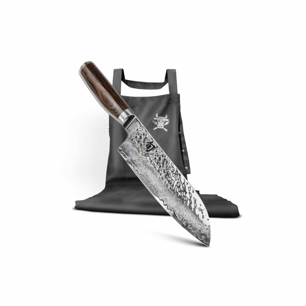 Kai Shun Premier Tim Mälzer Set 18 cm, 2-tlg., Santoku, Messer, Kochschürze, TDM1702-W24