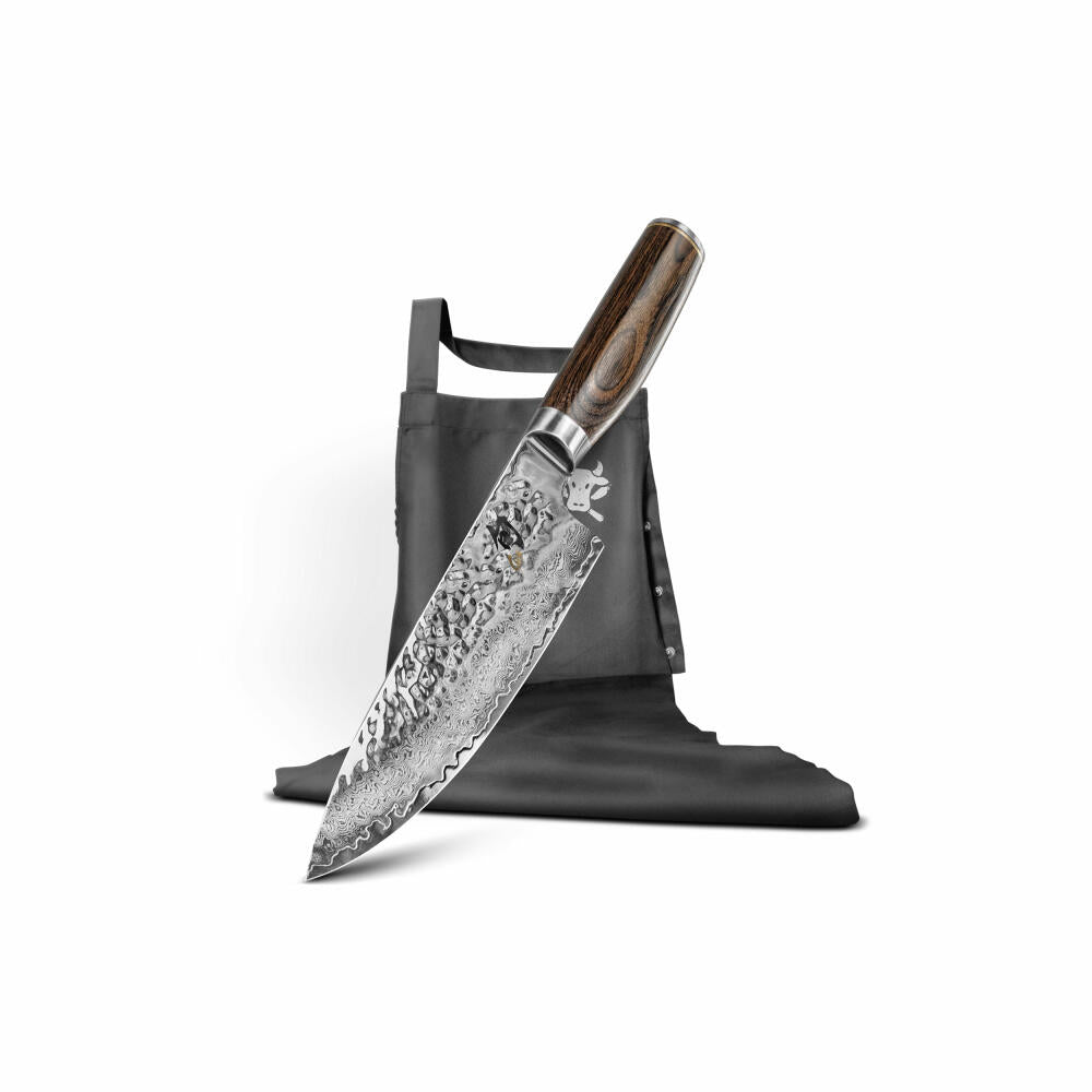 Kai Shun Premier Tim Mälzer Set 20 cm, 2-tlg., Santoku, Messer, Kochschürze, TDM1706-W24