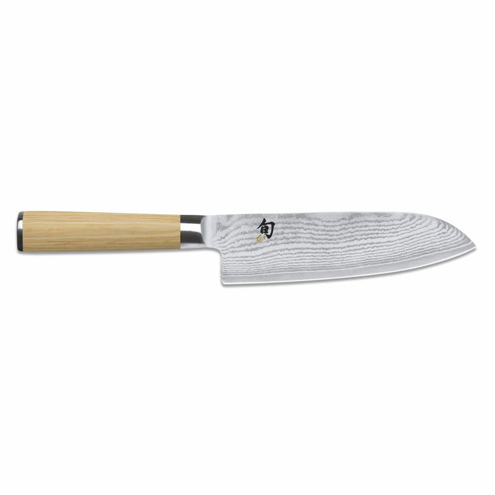 Kai Shun Classic White Set, 2-tlg., Santoku, Messer, Schleifstein, Küchenmesser, DM0702W-W24