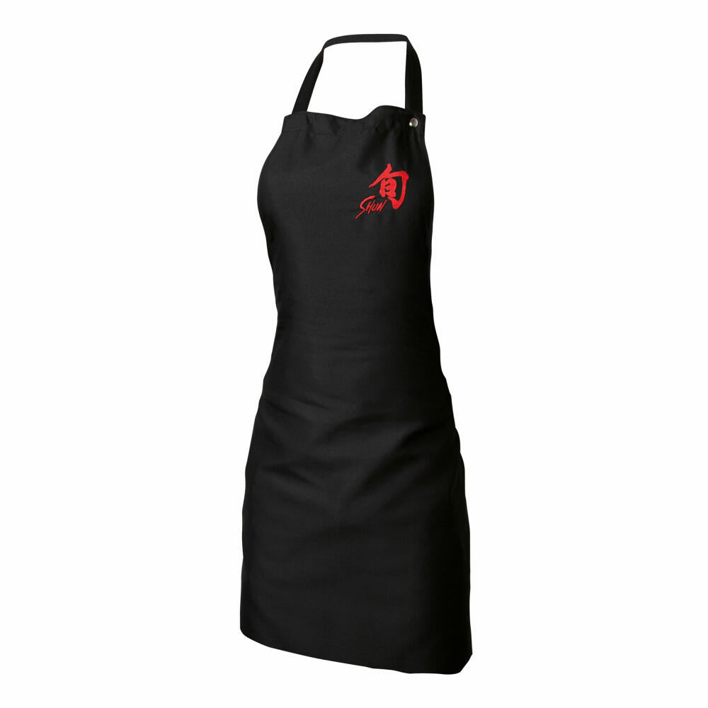 Kai Shun cooking apron, apron, kitchen apron, grill apron, bib apron, black, 43070060