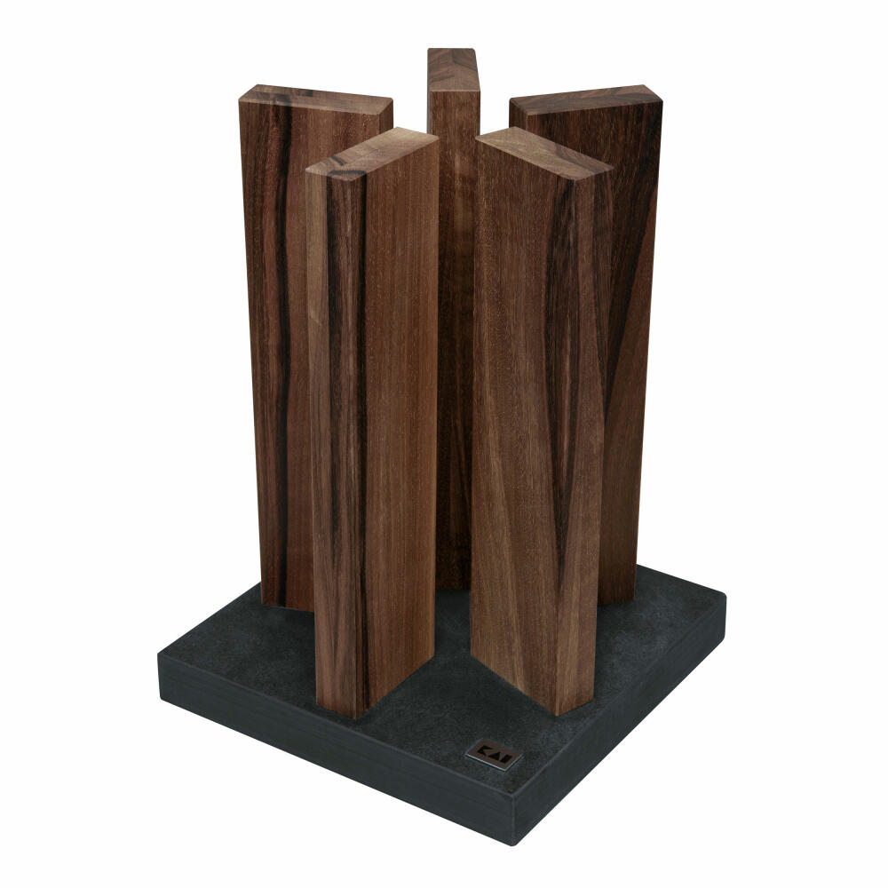 Kai Magnetic Knife Block Stonehenge, Knife Block, Knife Holder, Knife Block, Magnetic Knife Block, Walnut, STH-4