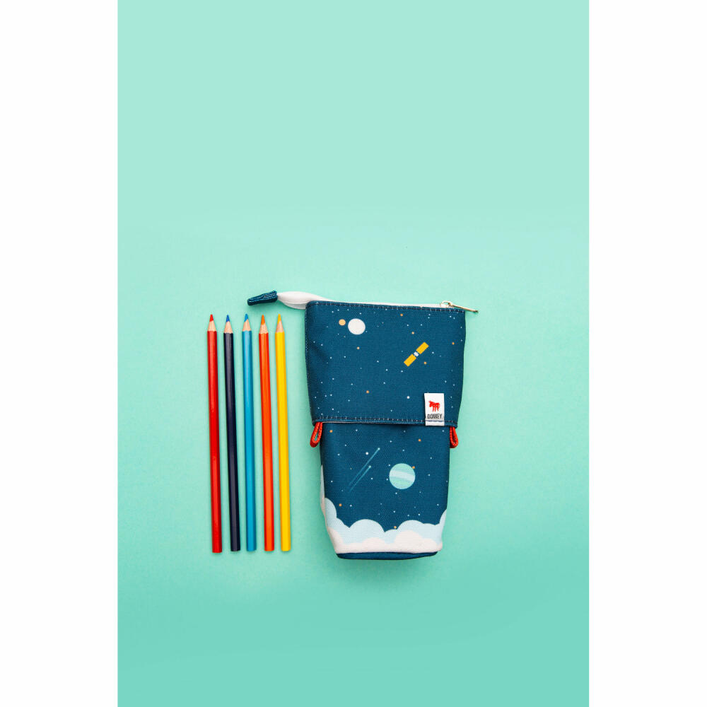 Donkey Products Stiftemappe Pop Up Pencil Case Space, Mäppchen, Stiftesammler, Polyester, Bunt, 400417