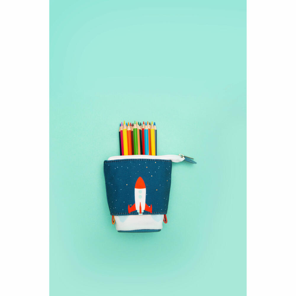 Donkey Products Stiftemappe Pop Up Pencil Case Space, Mäppchen, Stiftesammler, Polyester, Bunt, 400417