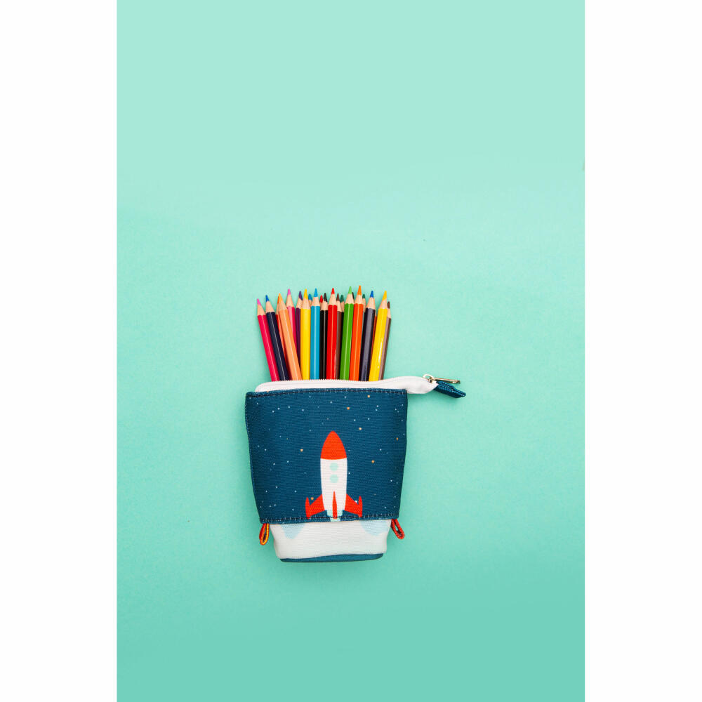Donkey Products Stiftemappe Pop Up Pencil Case Space, Mäppchen, Stiftesammler, Polyester, Bunt, 400417