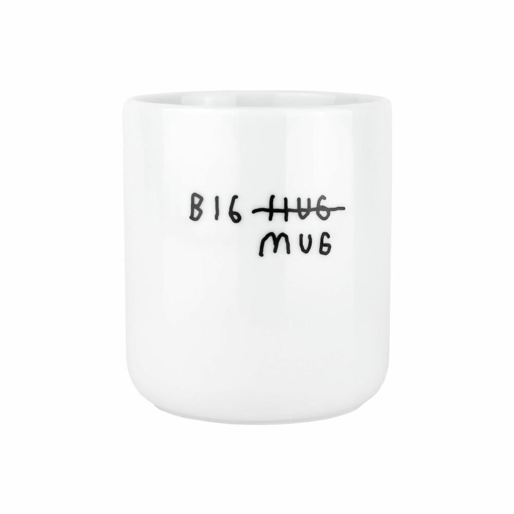 Donkey Products Big Hug Mug, Cozy Collection, Johanna Schwarzer, Tasse, Becher, Porzellan, 370 ml, Weiß, 700005