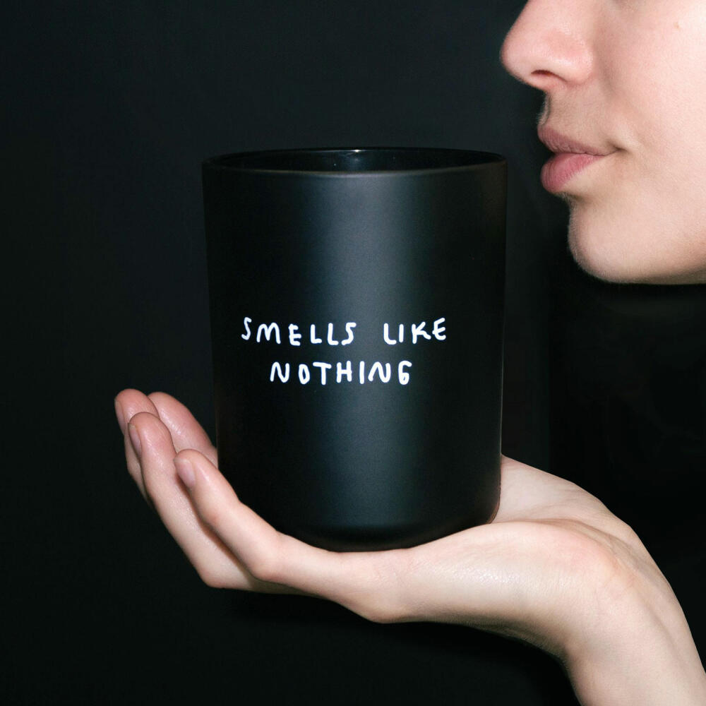 Donkey Products Smells like nothing Kerze, Cozy Collection, Johanna Schwarzer, Anti-Duft-Kerze, Paraffinwachs, 700008