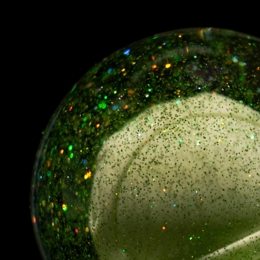 Donkey Products Summerglobe The Astronauts Small, Glitter Ball, Snow Globe, Glass / Polyresin, Green, 13 cm, 360022