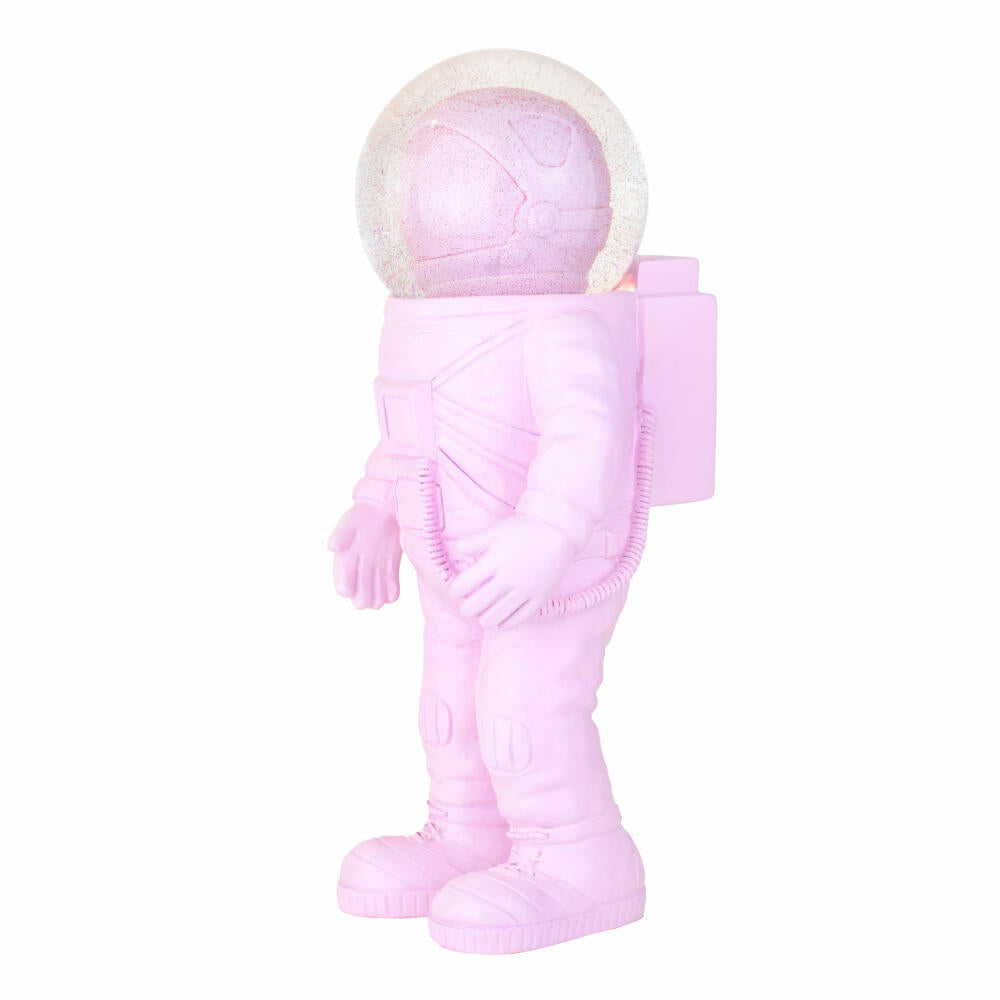 Donkey Products Summerglobe The Astronauts Giant, Glitzerkugel, Schneekugel, Glas / Polyresin, Pink, 30 cm, 360028