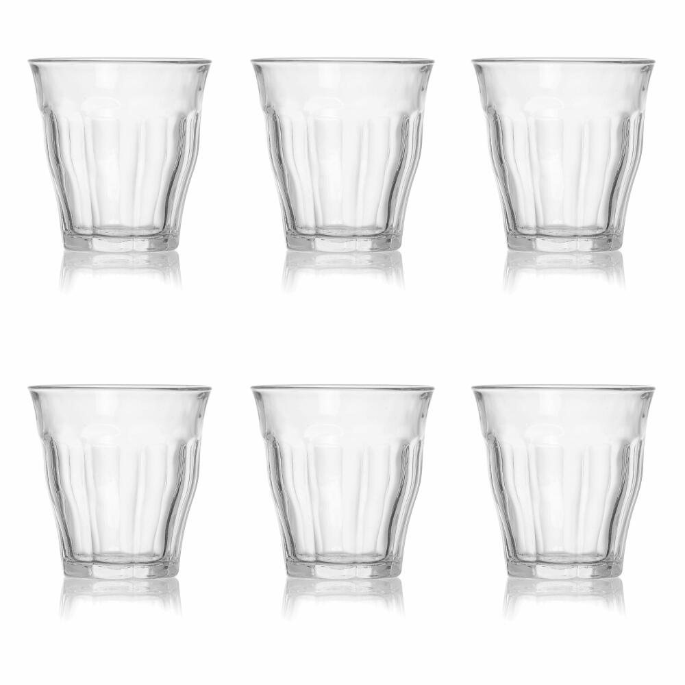 Ritzenhoff &amp; Breker / Duralex Picardie water glass, set of 6, cocktail glass, glass, max. 250 ml, 162516
