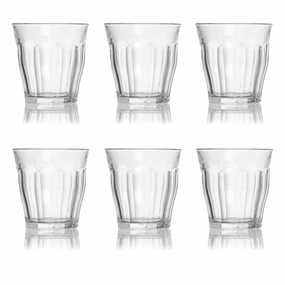 Ritzenhoff &amp; Breker / Duralex Picardie water glass, set of 6, cocktail glass, glass, max. 310 ml, 162523