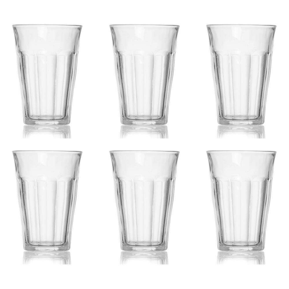 Ritzenhoff &amp; Breker / Duralex Picardie water glass, set of 6, cocktail glass, glass, max. 360 ml, 162530
