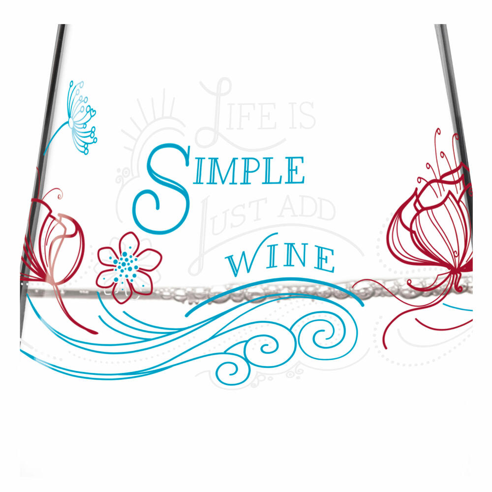 Ritzenhoff Aqua e Vino Design Wasser- und Weinglas, 2er Set, Weinkelch, Weinbecher, Weinschorle Trink Glas, Natalia Yablunovska, Herbst 2018, Kristallglas, 0.5 L