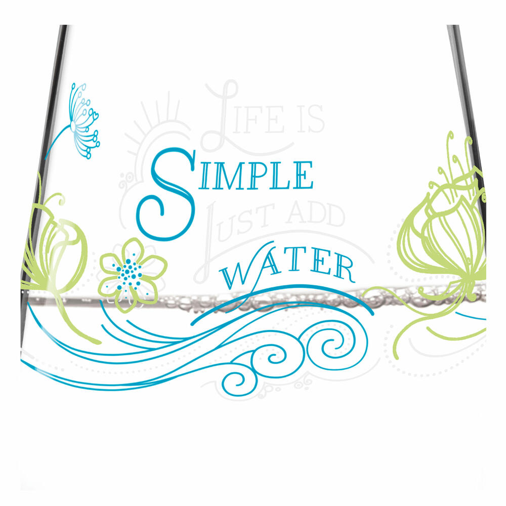 Ritzenhoff Aqua e Vino Design Wasser- und Weinglas, 2er Set, Weinkelch, Weinbecher, Weinschorle Trink Glas, Natalia Yablunovska, Herbst 2018, Kristallglas, 0.5 L