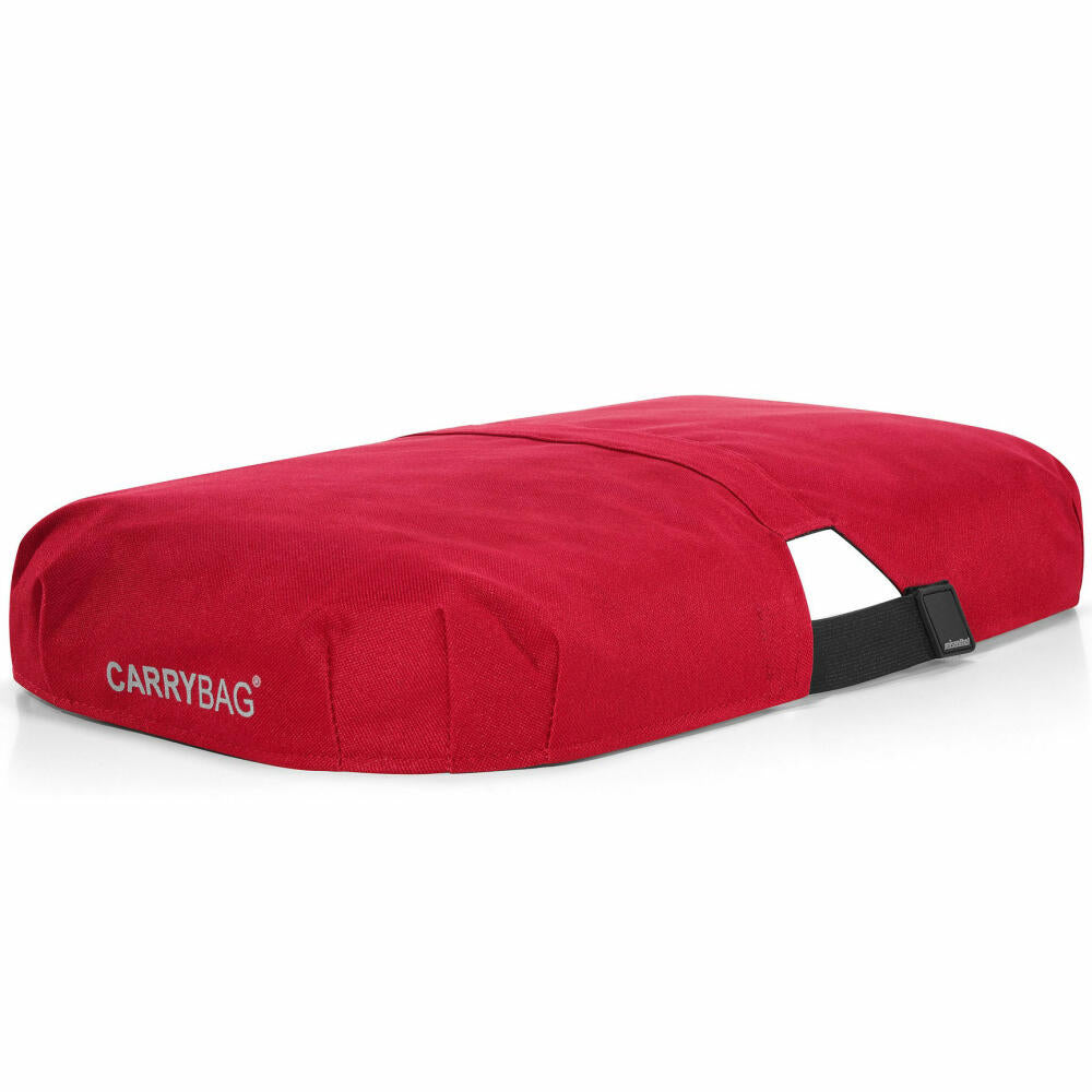 reisenthel carrybag mit cover, 2-tlg., Einkaufskorb, Deckel, Abdeckung, Korb, Polyestergewebe, Red / Rot, 22 L