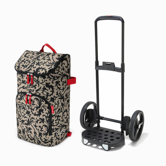 reisenthel citycruiser rack mit bag, 2-tlg., Einkaufstrolley, Einkaufstasche, Trolley, Tasche, baroque taupe, 45 L
