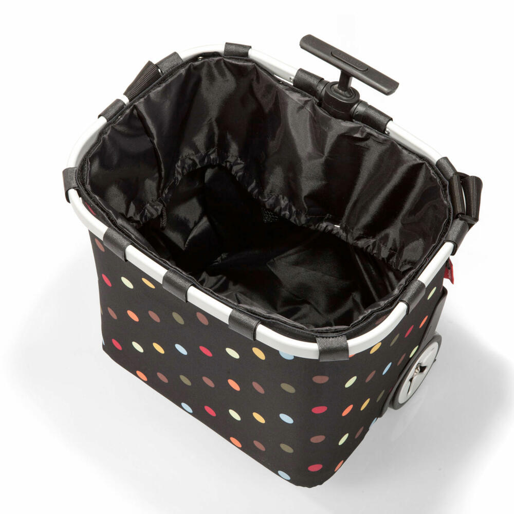 reisenthel carrycruiser, shopping basket with wheels, trolley, shopping cart, dots, OE7009