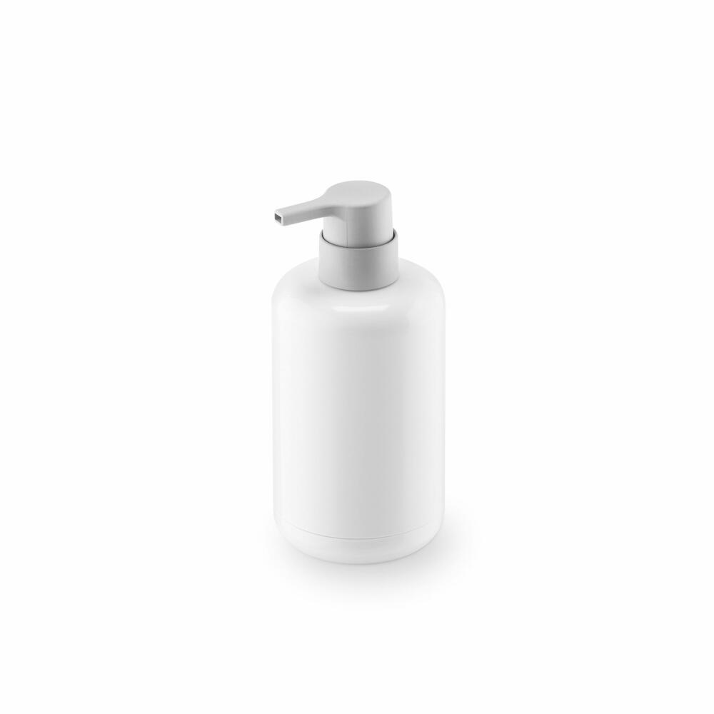 Authentics Lunar soap dispenser, lotion dispenser, plastic, body white, pump cool grey, 1200714