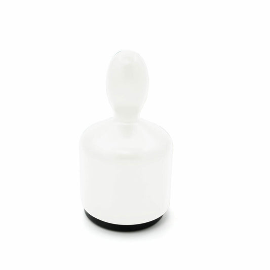 Authentics Door Stop, Türstopper, Buchsütze, Briefbeschwerer, Holz, Gummi, Buche weiß lackiert, 5010198